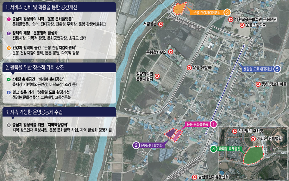 0616 농정과 -운봉읍 농촌중심지 활성화사업본격 추진(위치도).jpg