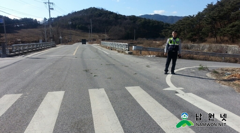 남원 대산파출소, 쾌적한 교통환경을 위하여.jpg